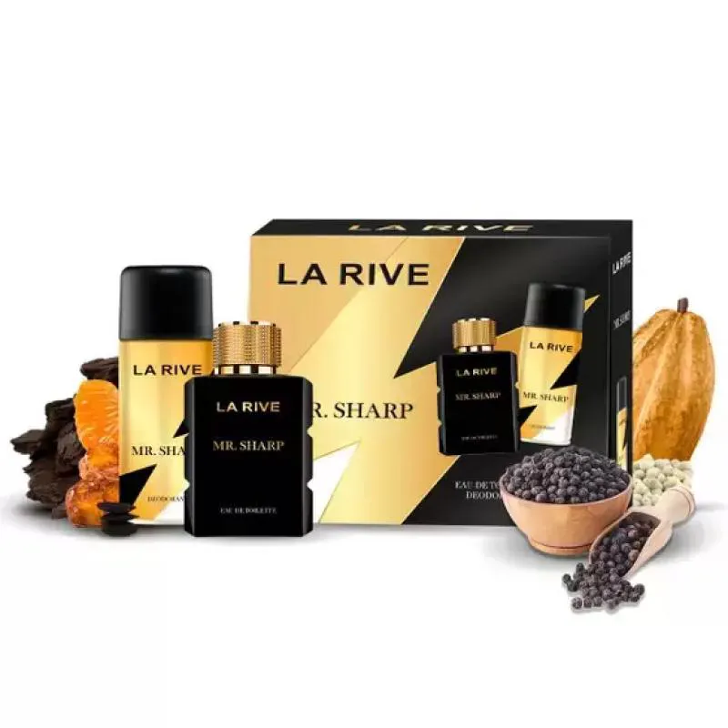 Kit Mr. Sharp La Rive Masculino Eau de Toilette 100ml + Desodorante 150ml