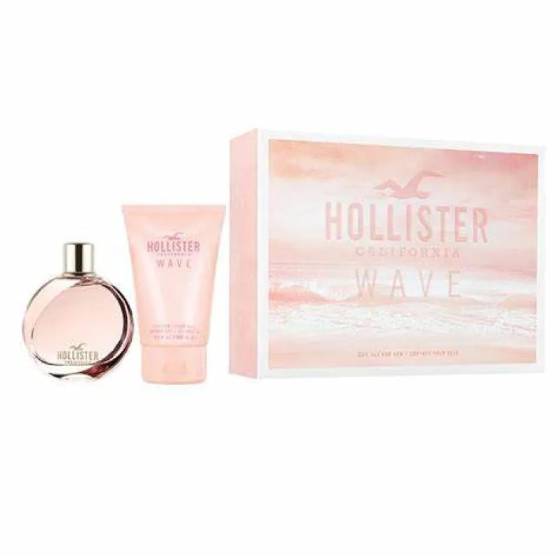 Kit California Wave Hollister Feminino Eau de Parfum 100ml + Gel de Banho 100ml
