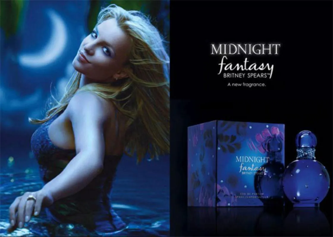 BRITNEY SPEARS MIDNIGHT FANTASY FEMININO EAU DE PARFUM 100ML