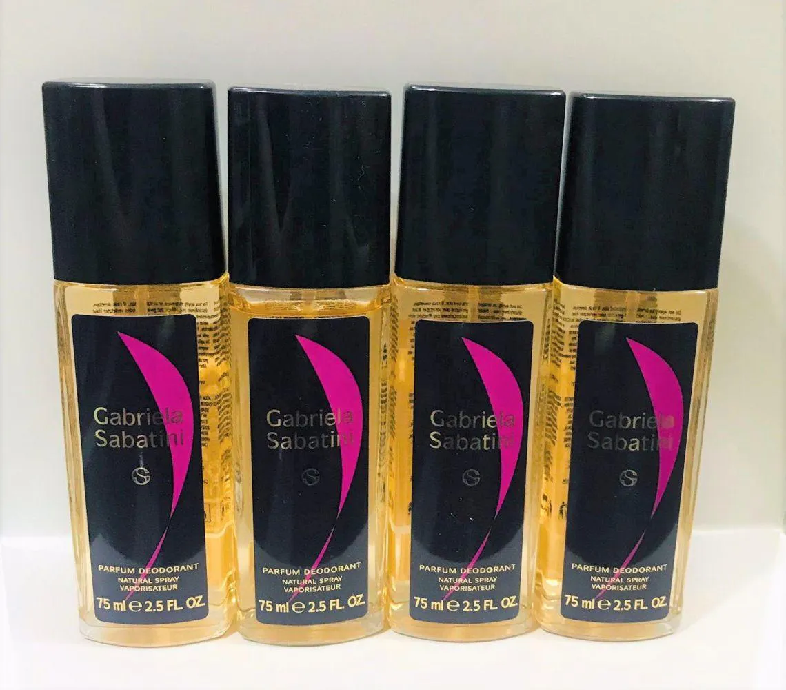 Kit Gabriela Sabatini Parfum Deodorant 75ml - Perfume Feminino 4 unidades