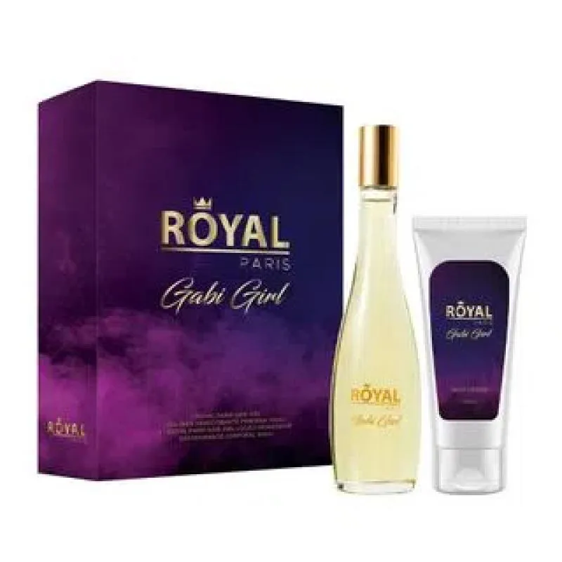 Kit Gabi Girl Royal Paris Feminino Deo Colônia 100ml + Hidratante Corporal 100ml