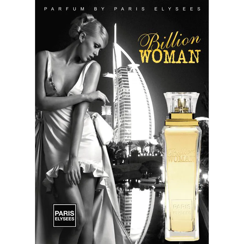 PARIS ELYSEES BILLION WOMAN EAU DE TOILETTE 100ML