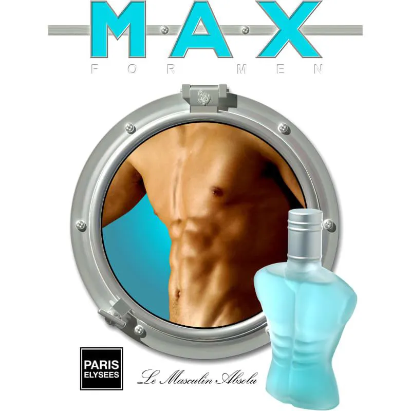 PARIS ELYSEES MAX MASCULINO EAU DE TOILETTE 100ML