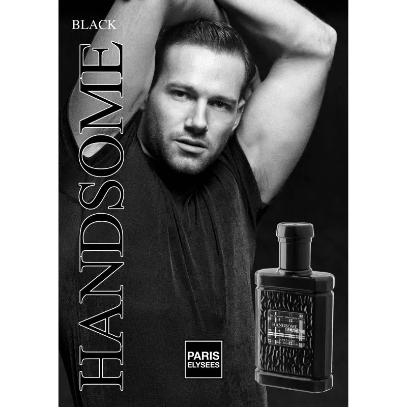 PARIS ELYSEES HANDSOME BLACK MASCULINO EAU DE TOILETTE 100ML