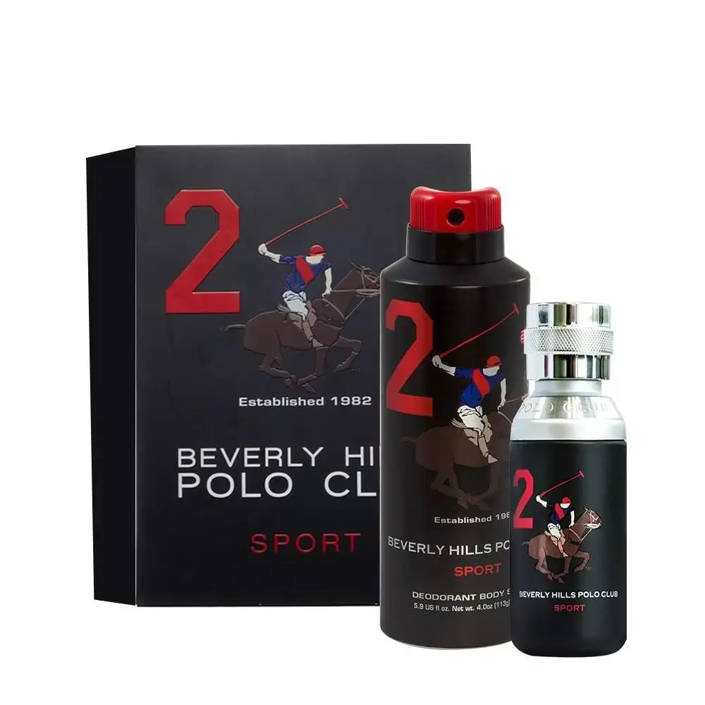 BEVERLY HILLS POLO CLUB SPORT N2 EDT 50ML + DEO BODY SPRAY N2 175ML