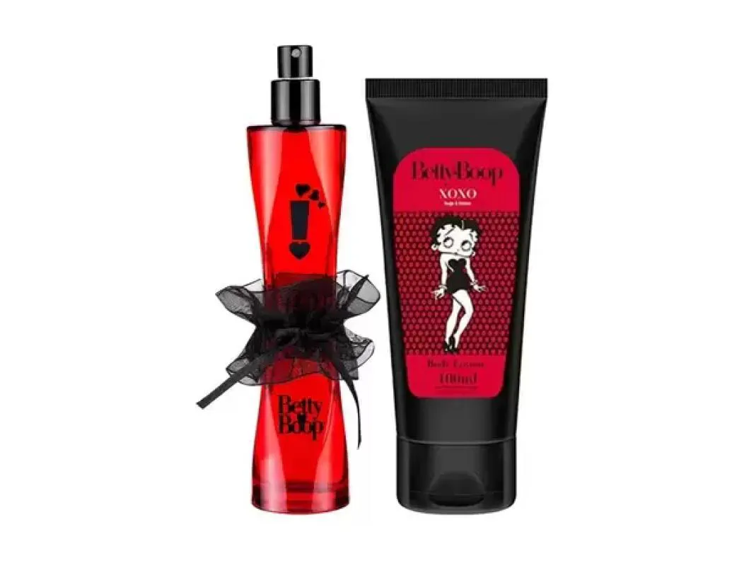 Kit Betty Boop XOXO Passion Feminino Deo Colônia 50ml+ Loção Corporal 100ml