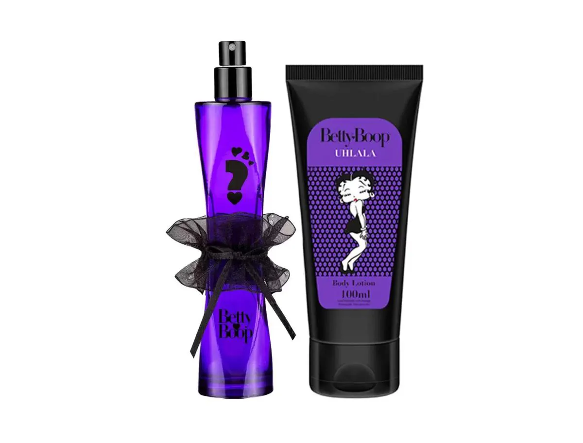 Kit Betty Boop Uhlala Passion Feminino Deo Colônia 50ml+ Loção Corporal 100ml
