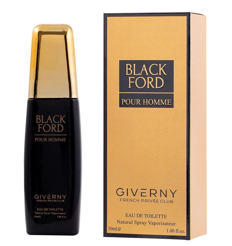 Black Ford Giverny Pour Homme Eau de Toilette 30ml - Perfume Masculino