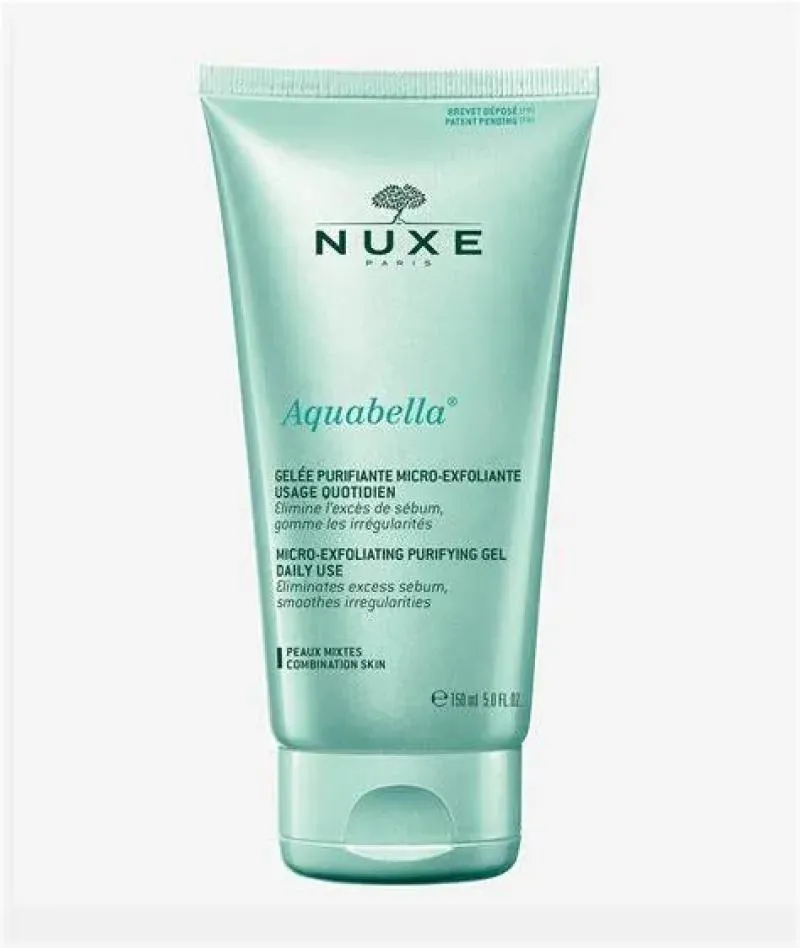 NUXE AQUABELLA MICRO-EXFOLIATING PURIFYING GEL DAILY USE 150ML (GEL ESFOLIANTE)