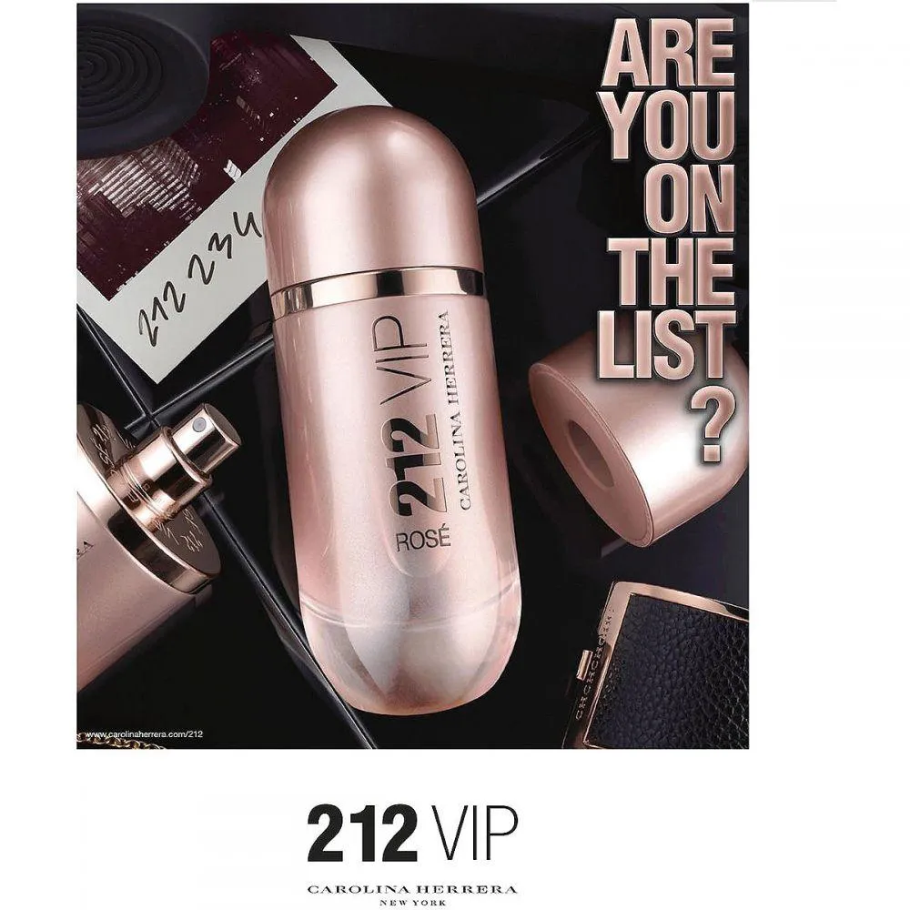 Carolina Herrera 212 Vip Rosé Feminino Eau De Parfum 30Ml