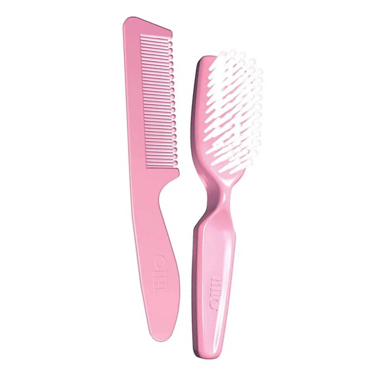 CONJUNTO ESCOVA E PENTE ULTRA MACIA ROSA - LILLO