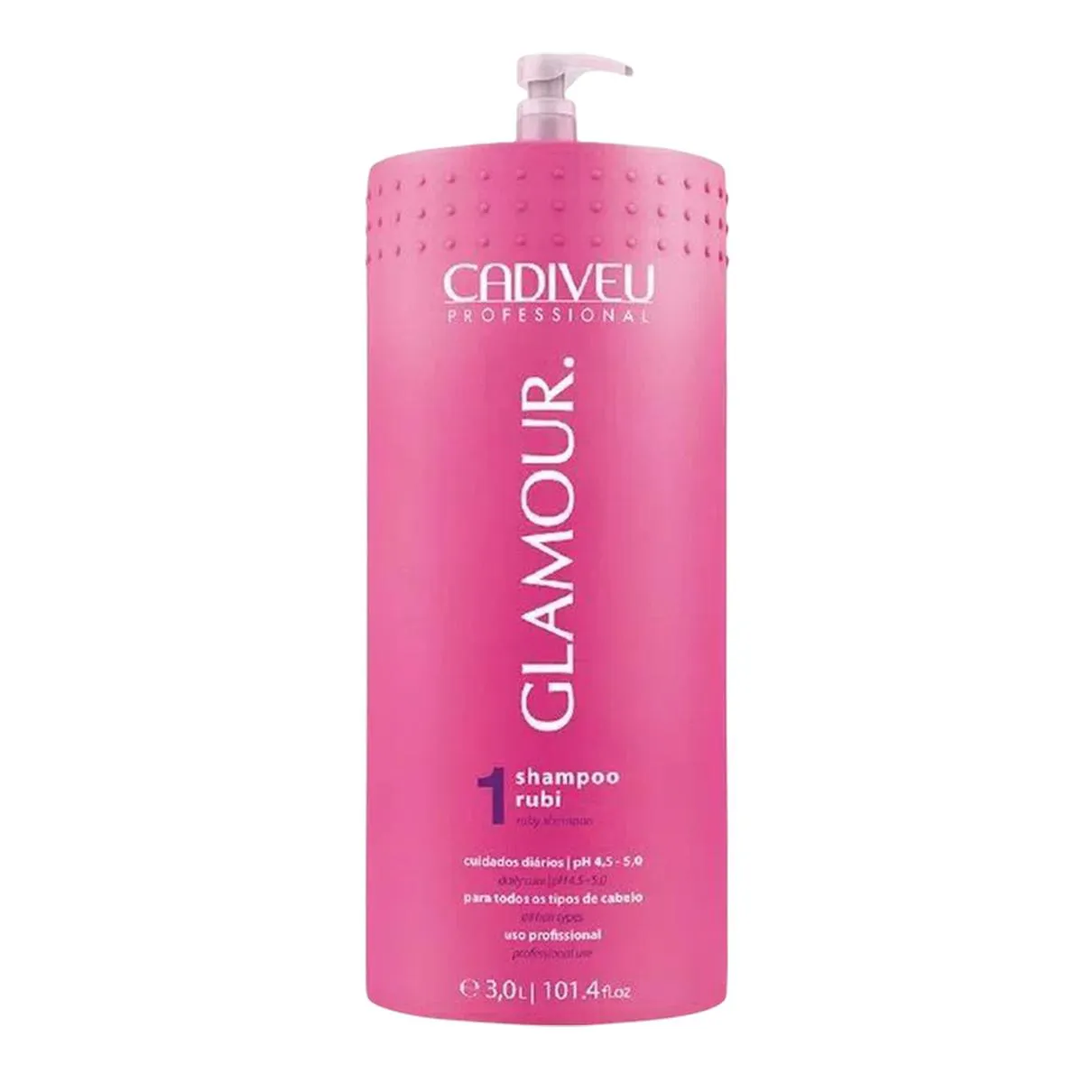 Shampoo Cadiveu Professional Glamour Rubi Purificante 3L