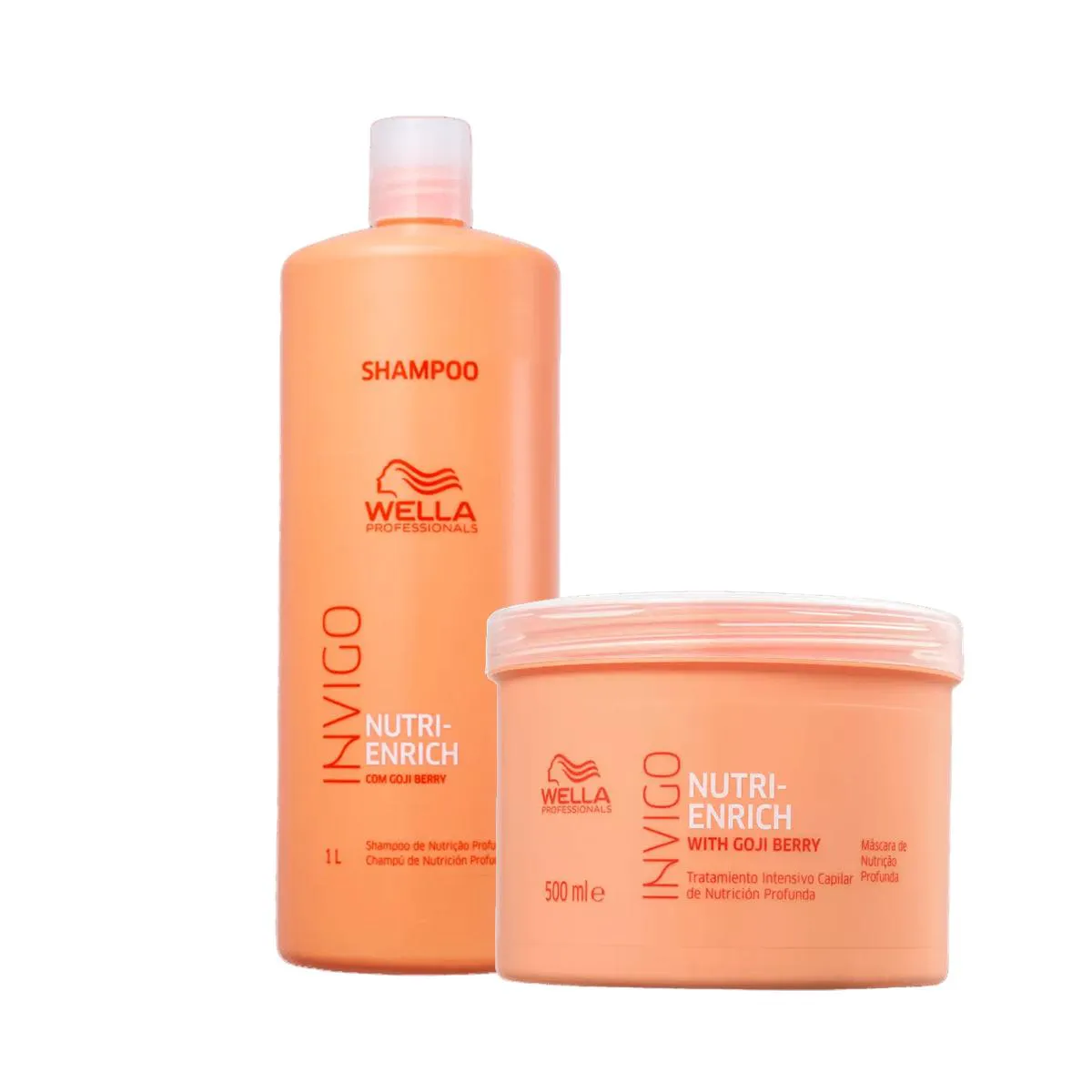 Kit Enrich Shampoo 1L E Máscara 500ml - Wella
