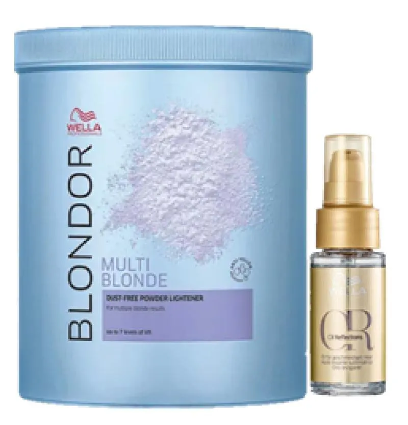 Kit Wella Pó Descolorante 800G E Oil Reflection 30ml