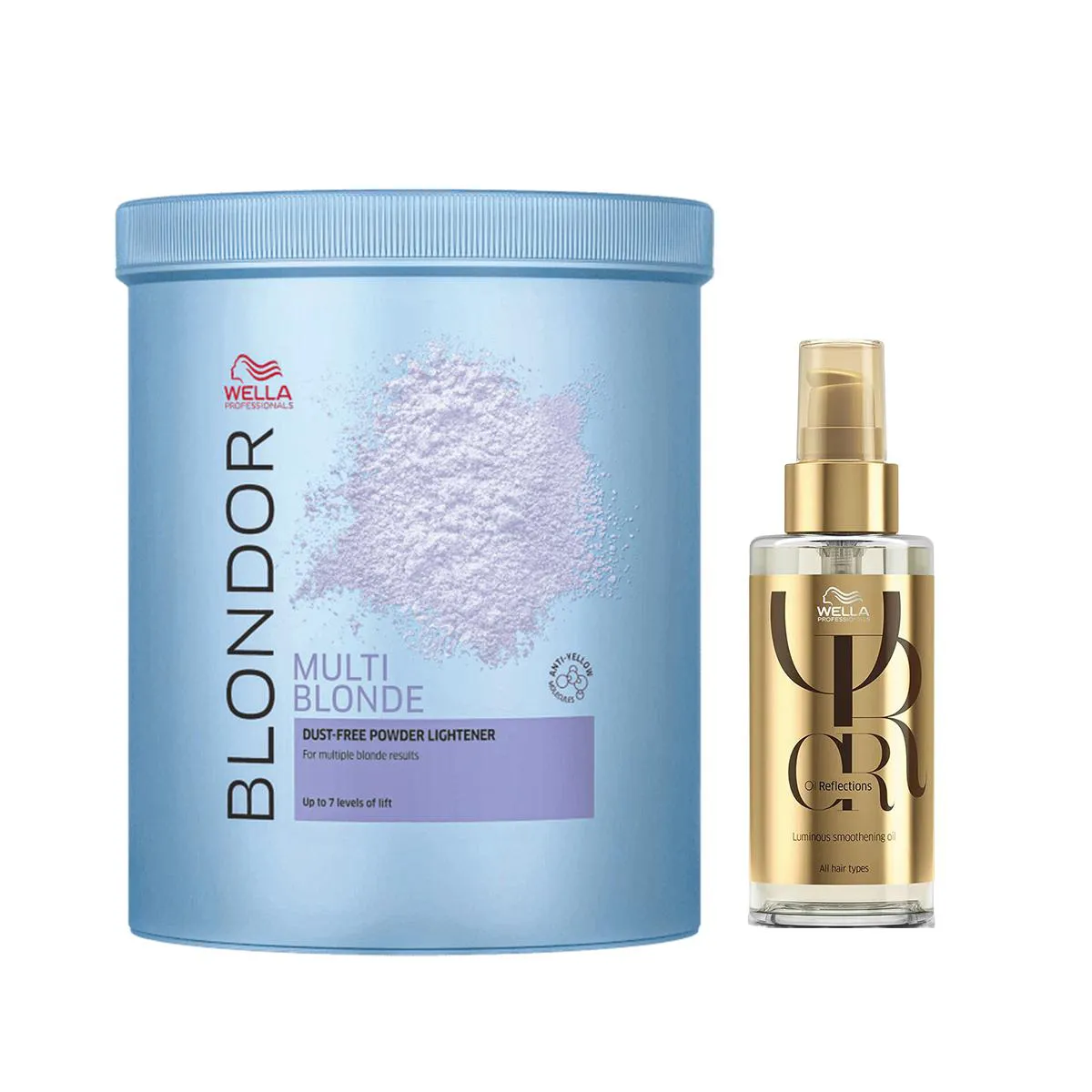 KIT Pó DESCOLORANTE BLONDOR 800G E ÓLEO OIL REFLECTIONS 100ML