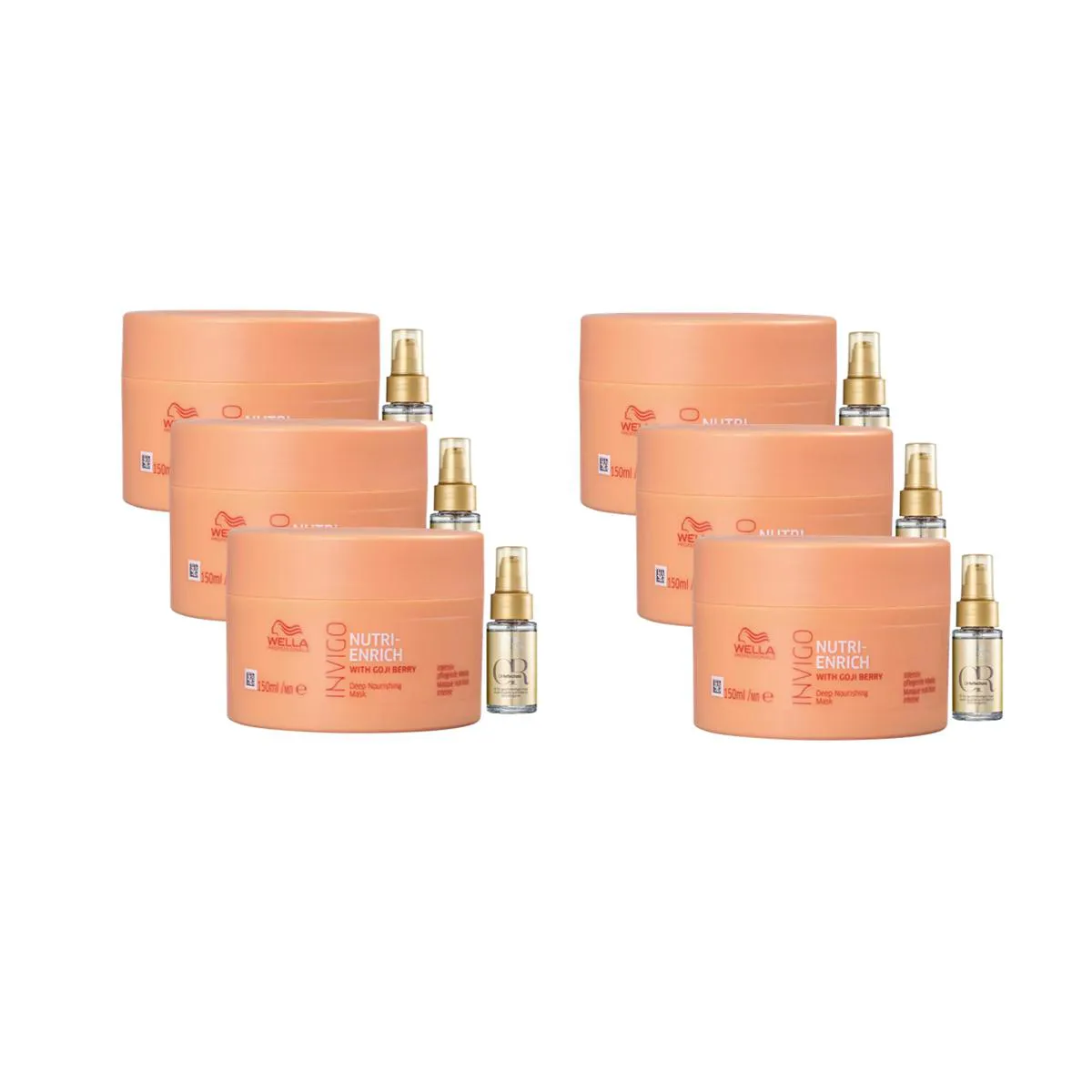 6 Máscara Nutri - Enrich 150ml E Oil Reflections 30ml Wella