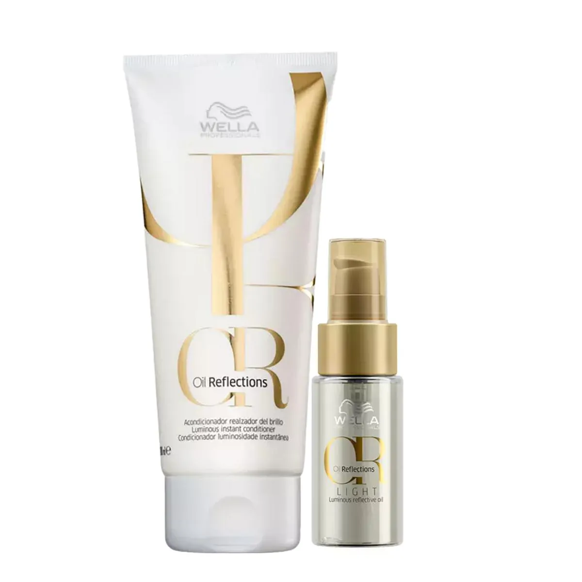 Kit Condicionador 200ml E Oil Reflections 30ml Light - Wella