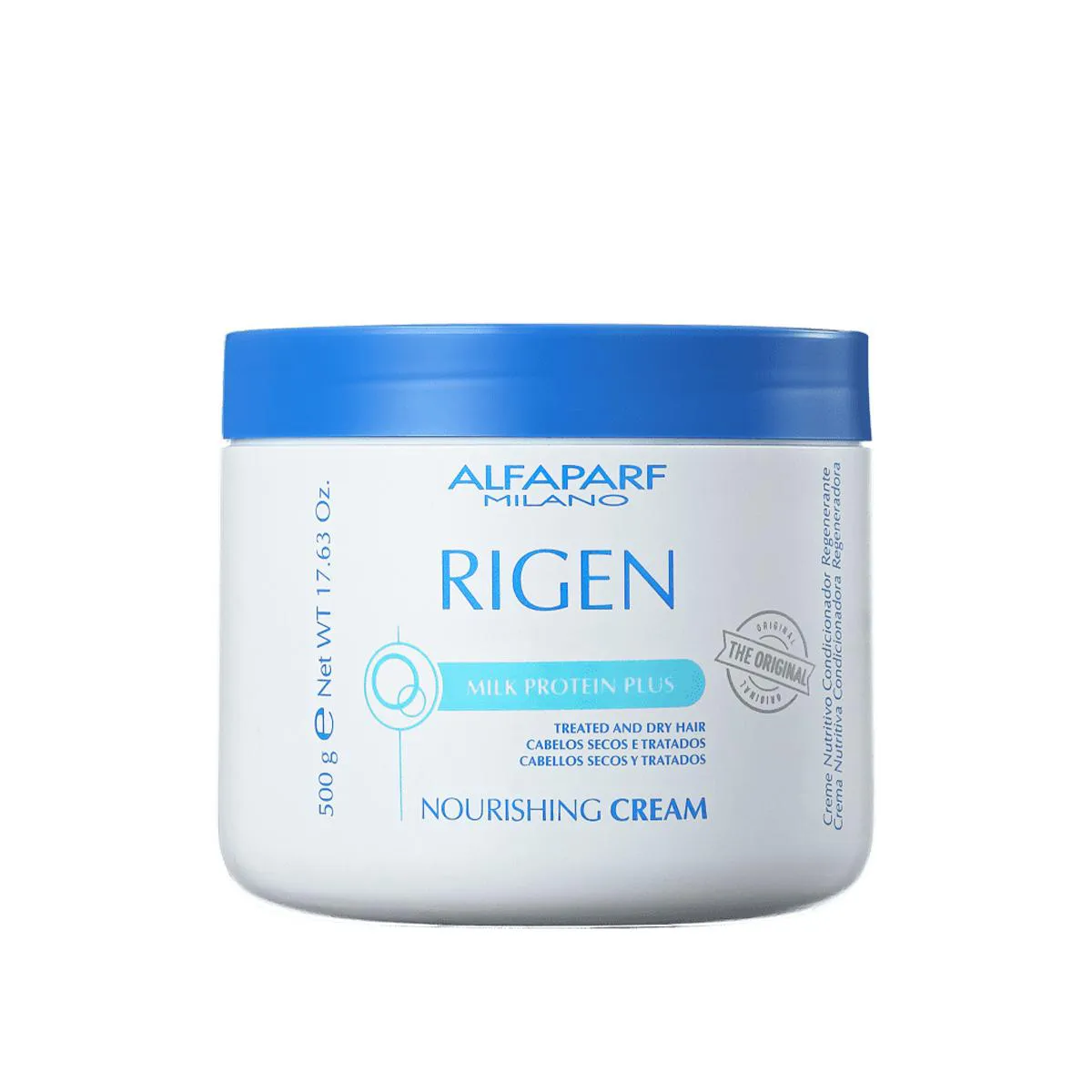 Alfaparf Rigen Milk Protein Plus - Máscara De Nutrição 500G