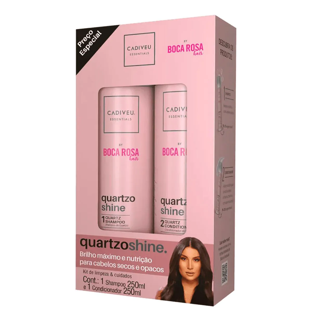 Kit Shampoo E Condicionador By Boca Rosa 250ml - Cadiveu