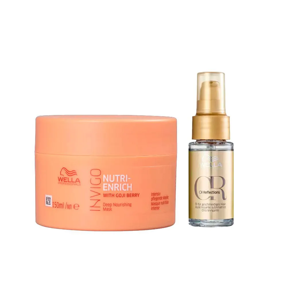 Máscara Wella Nutri - Enrich 150ml E Oil Reflections