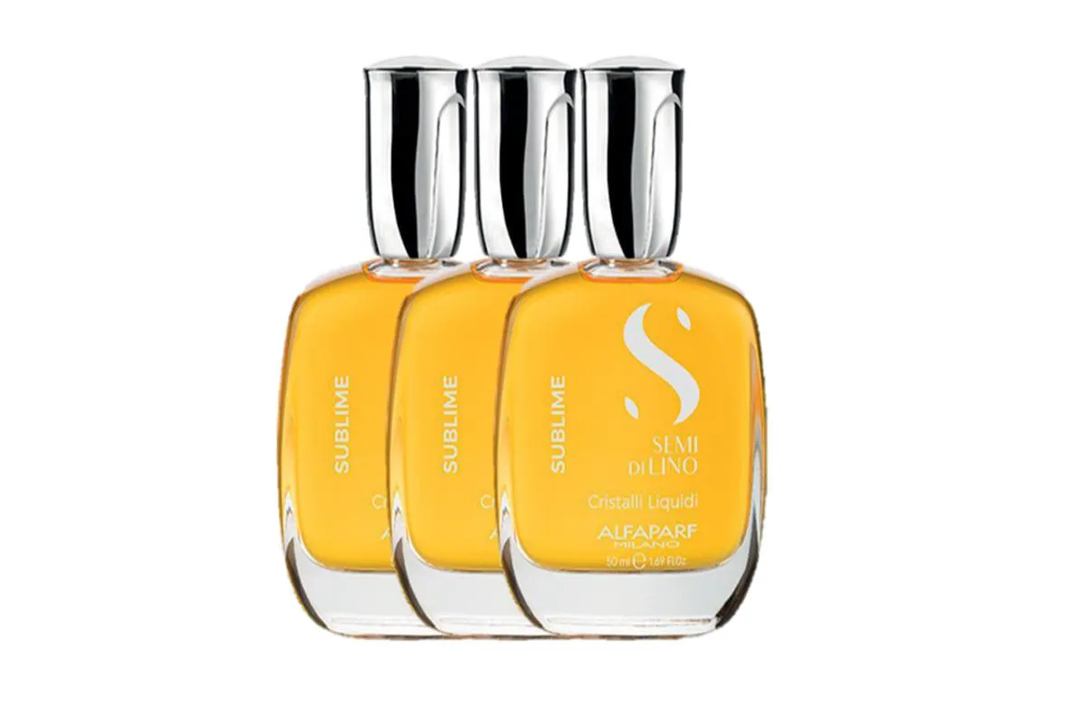 Kit 3 Reparador De Pontas Cristalli Liquid 50ml - Alfaparf