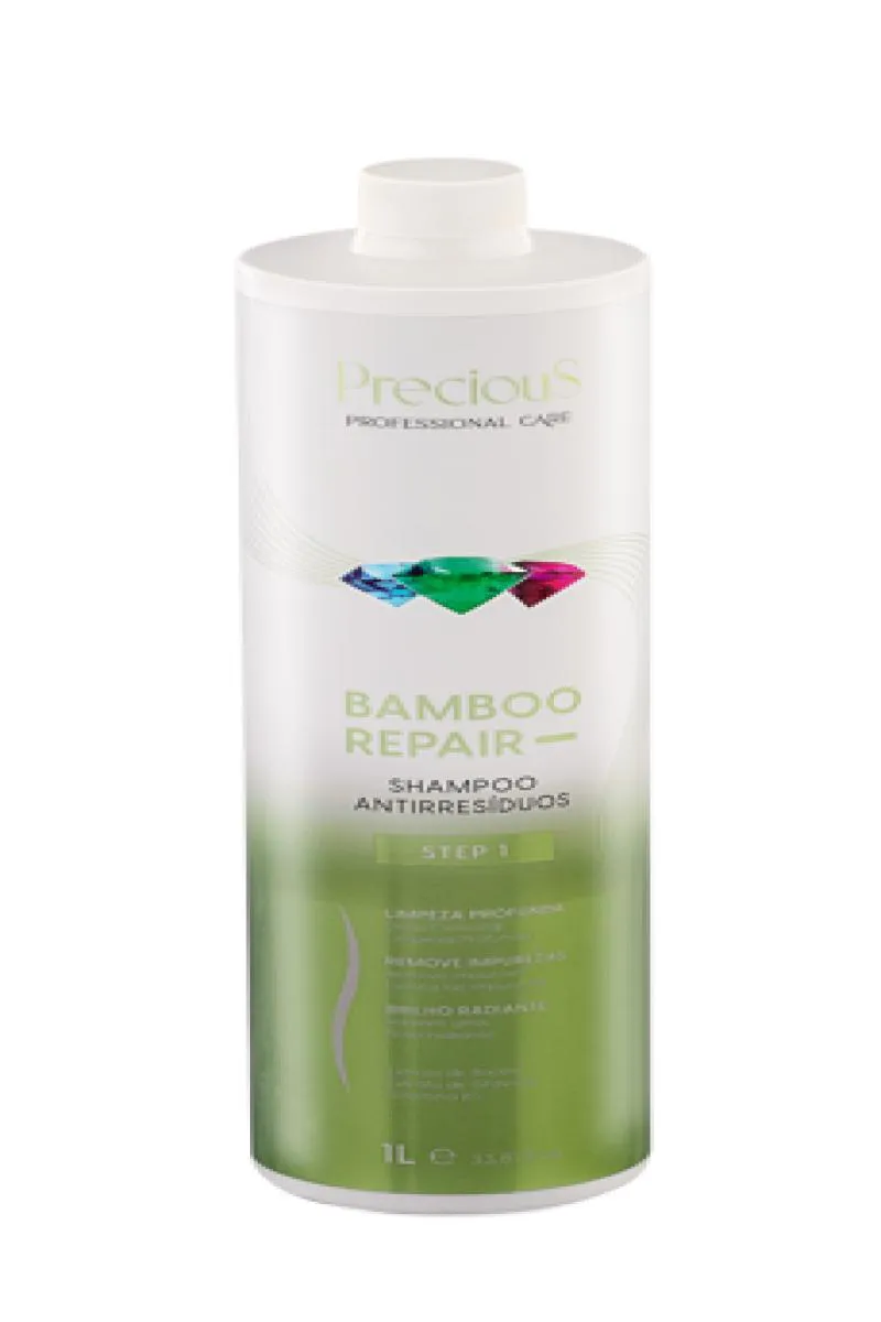 Shampoo Vegano Bamboo Repair Antirresíduos 1000ml