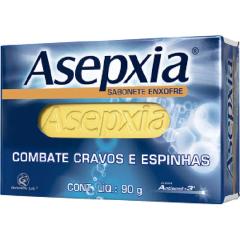 ASEPXIA SABONETE ANTIACNE ENXOFRE AçãO ANTIOLEOSIDADE 80G