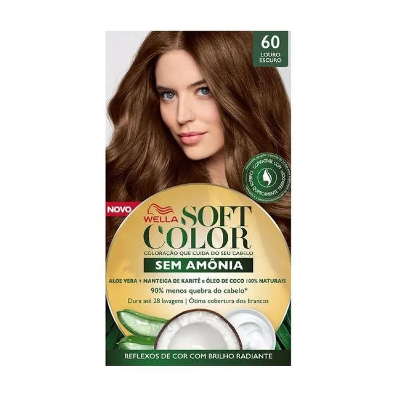 TINTA DE CABELO SOFT COLOR LOURO ESCURO 60