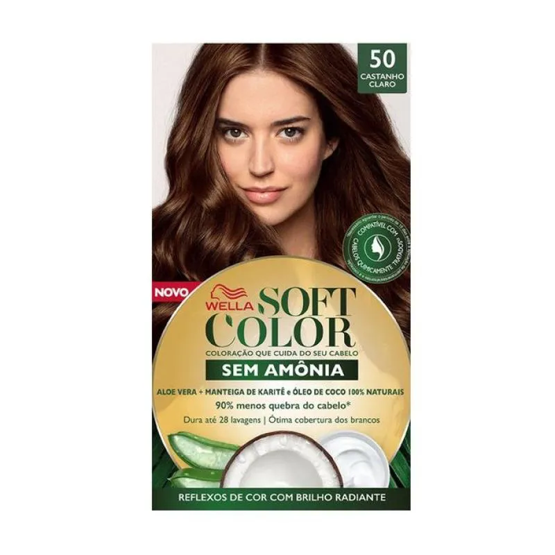 TINTA DE CABELO SOFT COLOR CASTANHO CLARO 50
