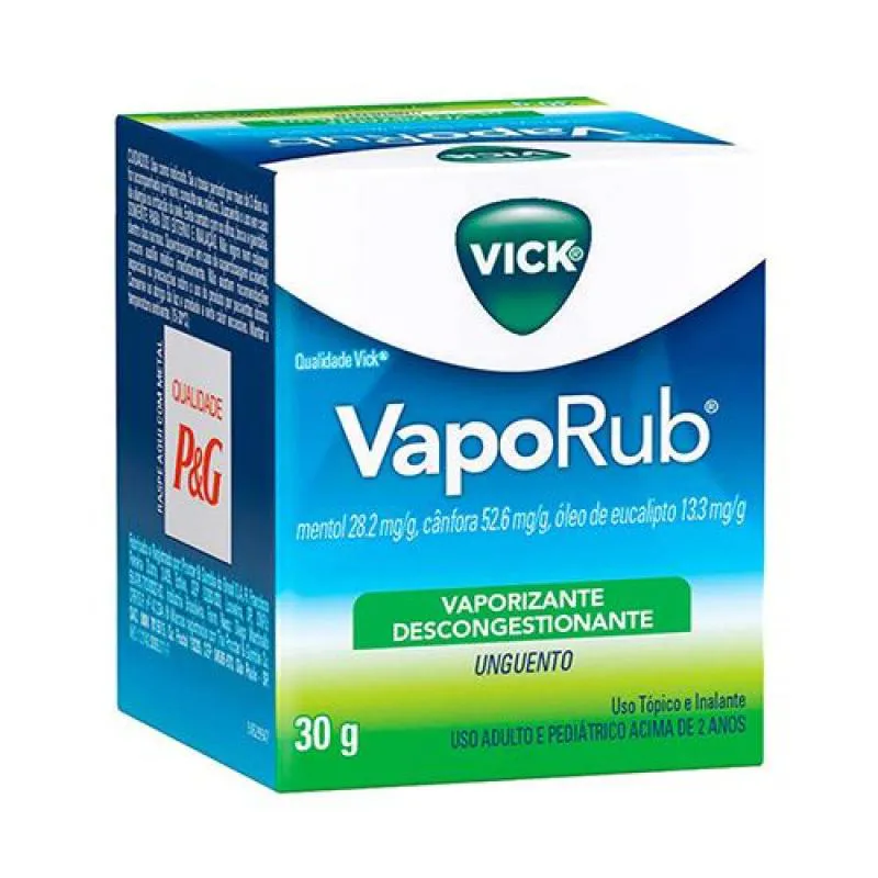 DESCONGESTIONANTE VICK VAPORUB 30G