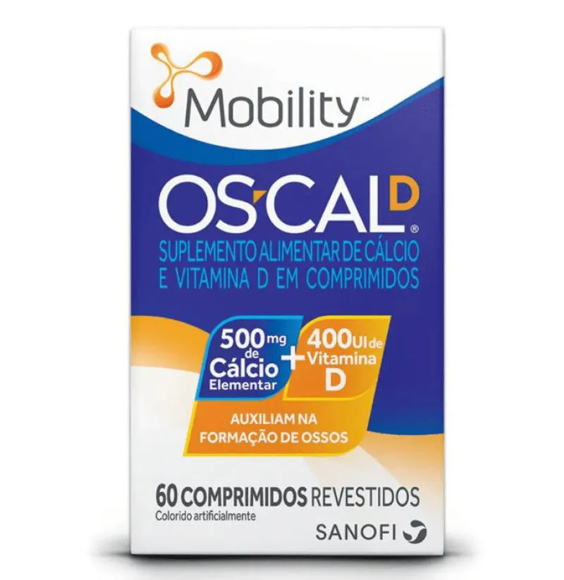 MOBILITY OS-CAL D 500MG + 400UI 60 COMPRIMIDOS