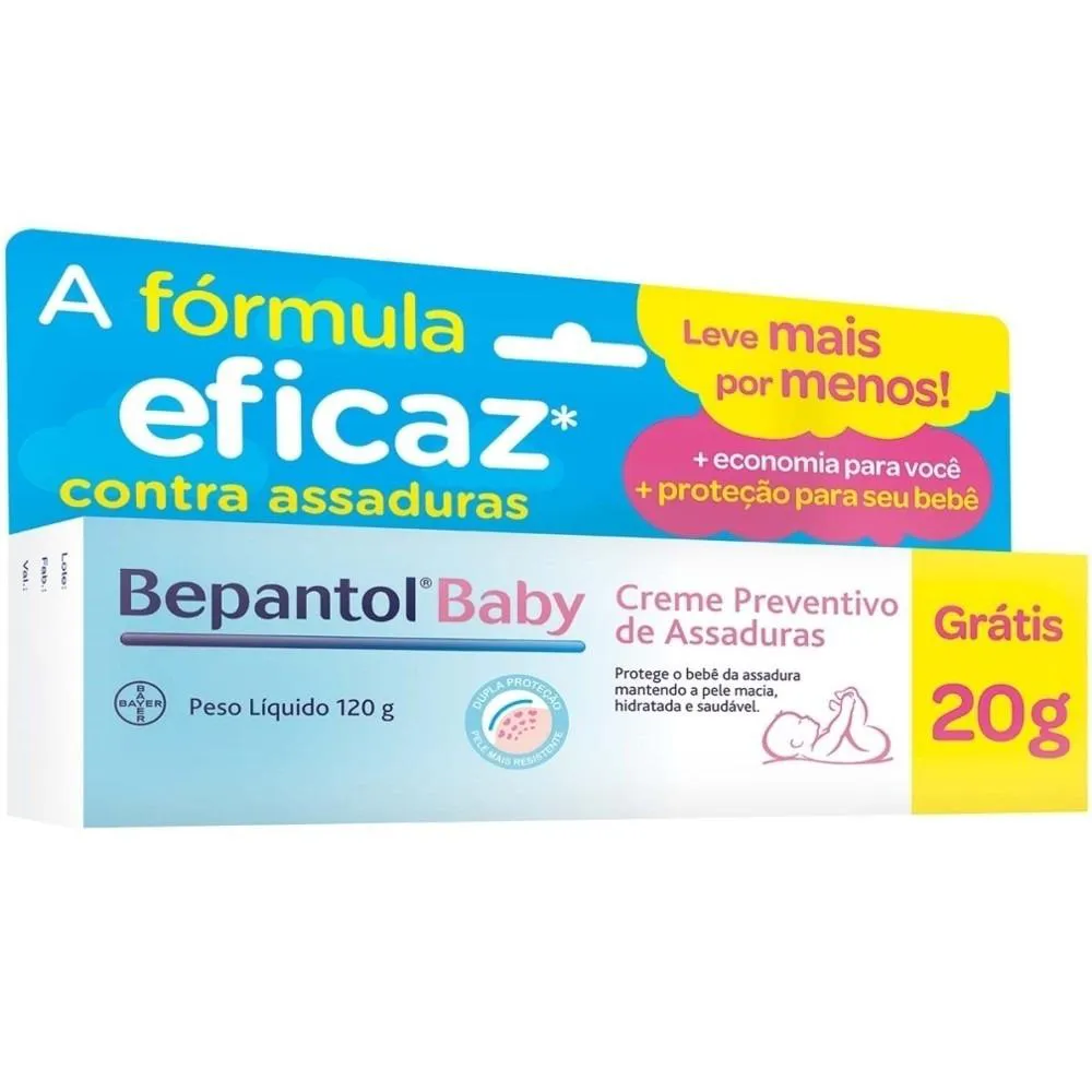 Bepantol Baby Creme Preventivo De Assaduras Para Bebês 120g