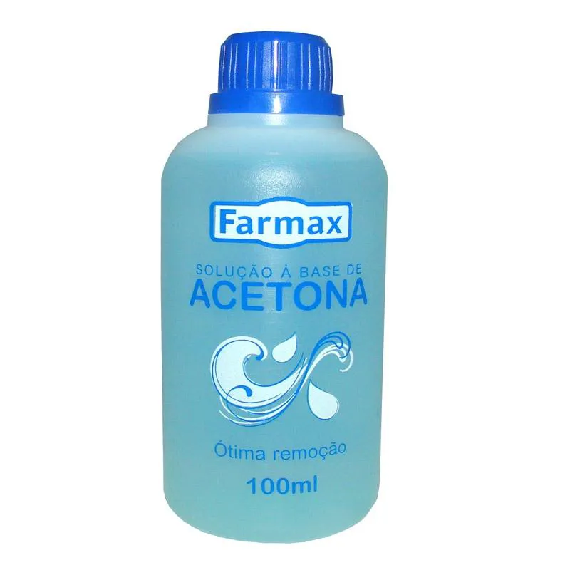 SOLUçãO A BASE ACETONA FARMAX 100ML