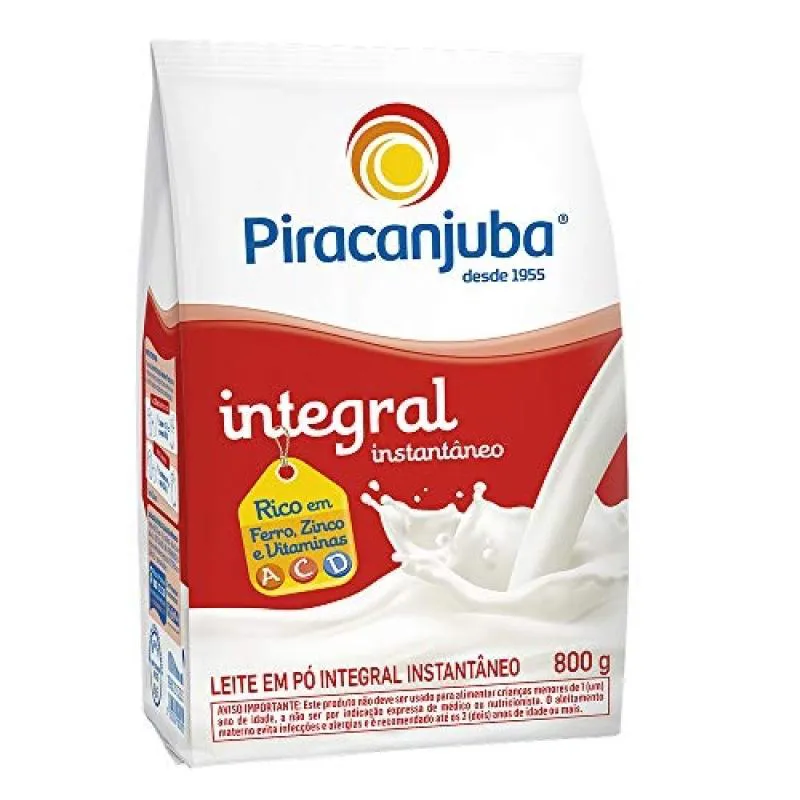 LEITE EM Pó PIRACANJUBA INSTANTâNEO 800G