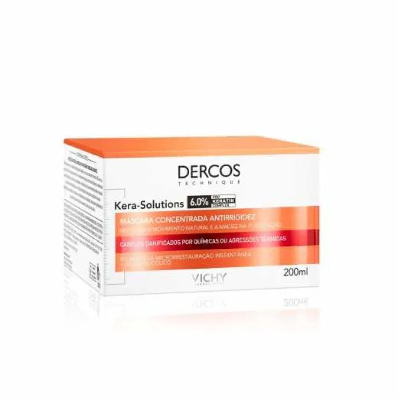 MáSCARA CAPILAR CONCENTRADA ANTIRRIGIDEZ VICHY DERCOS KERA-SOLUTIONS 200ML