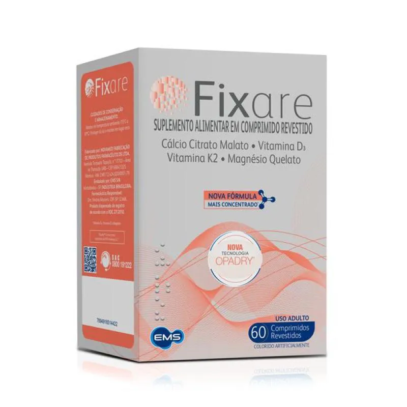 SUPLEMENTO ALIMENTAR FIXARE FLEX COM 60 COMPRIMIDOS