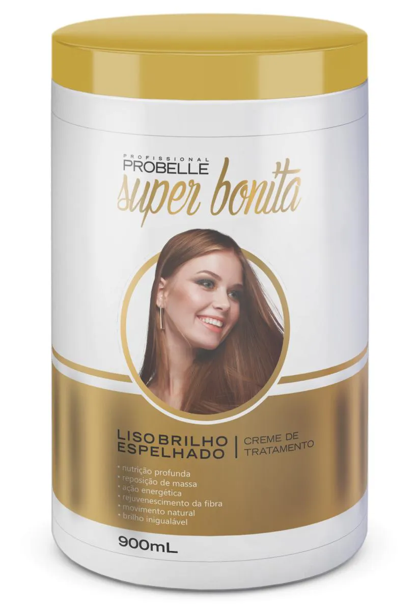 CREME DE HIDRATAçãO LISO BRILHO ESPELHADO 900G PROBELLE