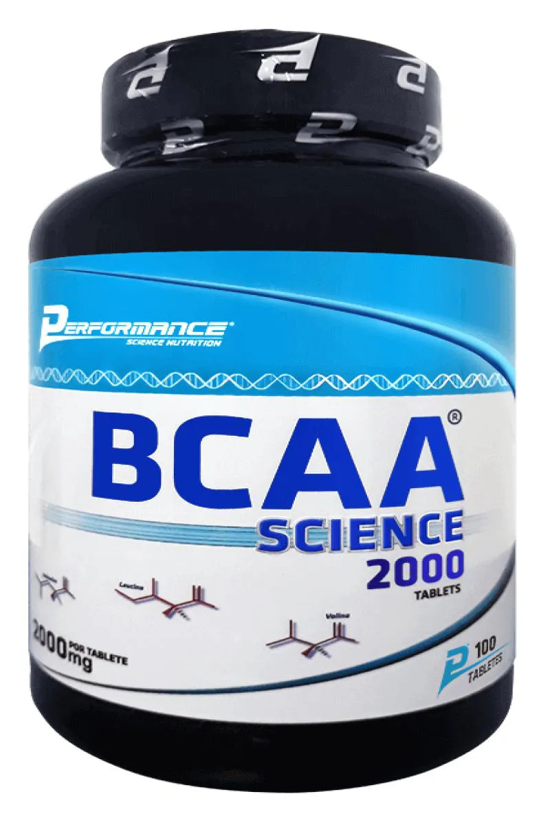 BCAA SCIENCE 2000 PERFORMANCE NUTRITION - 100 TABLETES