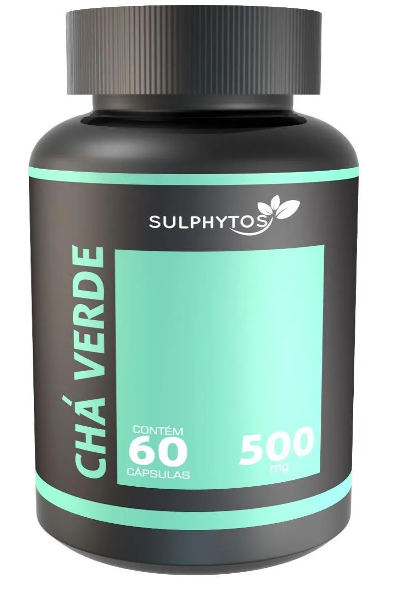 CHá VERDE 500MG SULPHYTOS - 60 CAPS