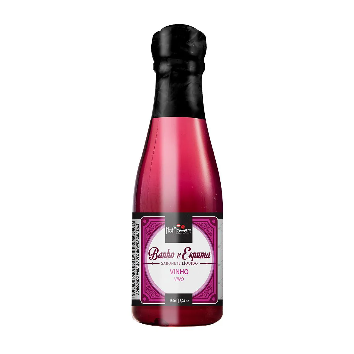 ESPUMA PARA BANHO BANHEIRA HIDROMASSAGEM OFURô SPA ESPUMANTE RELAXAMENTO AROMA VINHO 150ML