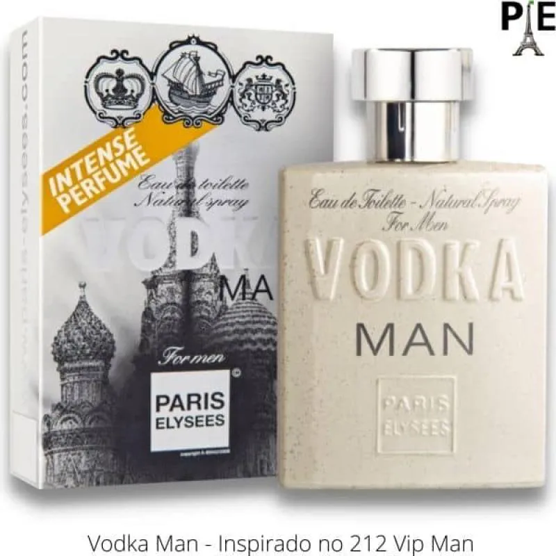 VODKA MAN PARIS ELYSEES PERFUME MASCULINO 100 ML