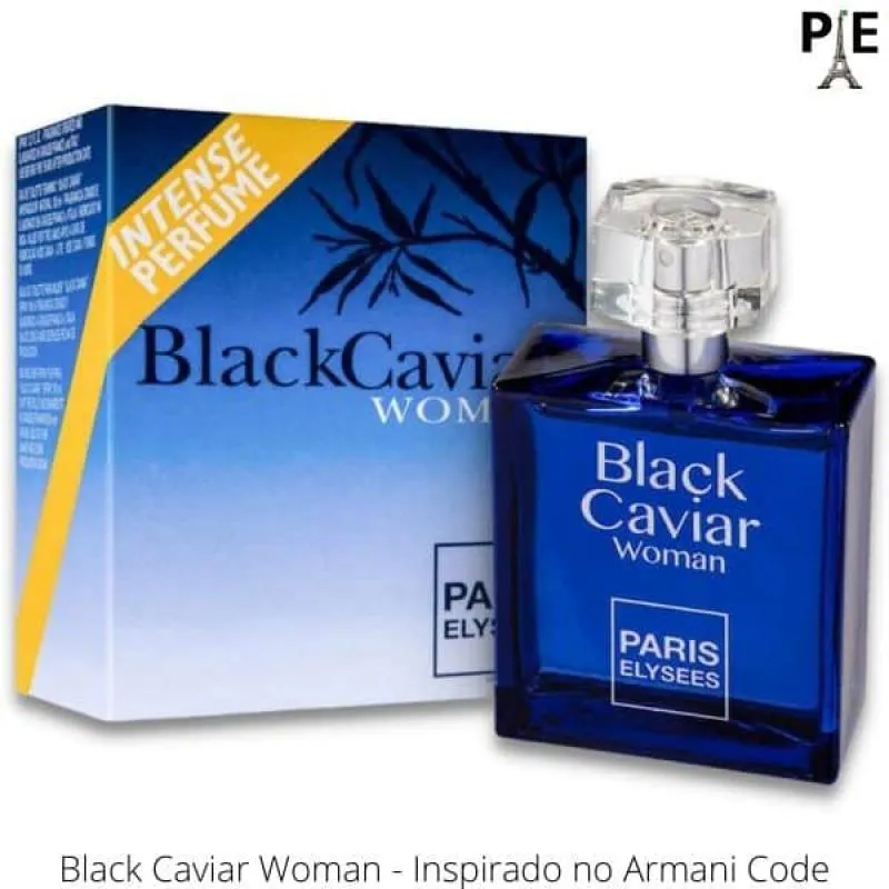 BLACK CAVIAR WOMAN PARIS ELYSEES PERFUME FEMININO 100ML