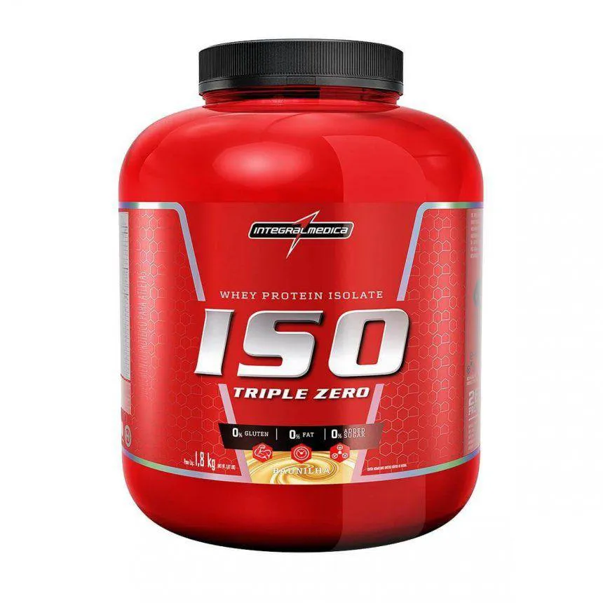 Whey Protein Integralmédica Iso Triple Zero Baunilha 1,8kg