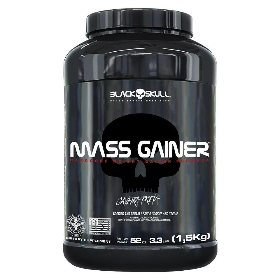 Hipercalórico Black Skull Mass Gainer Cookies & Cream 1,5kg