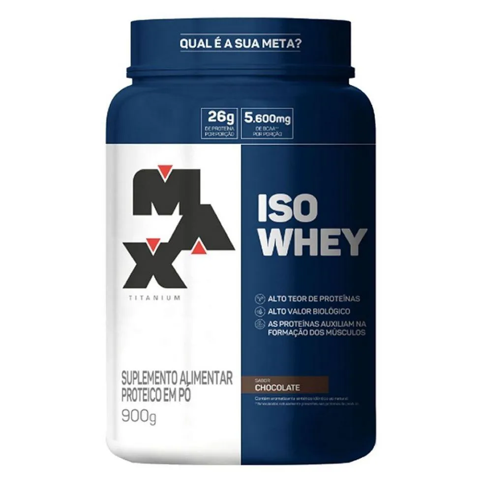 ISO WHEY (900G) - SABOR: CHOCOLATE