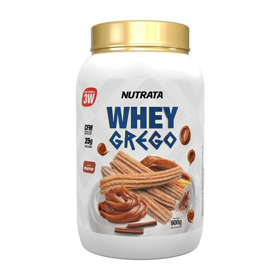 WHEY GREGO (900G) - NOVA FóRMULA - SABOR: CHURROS