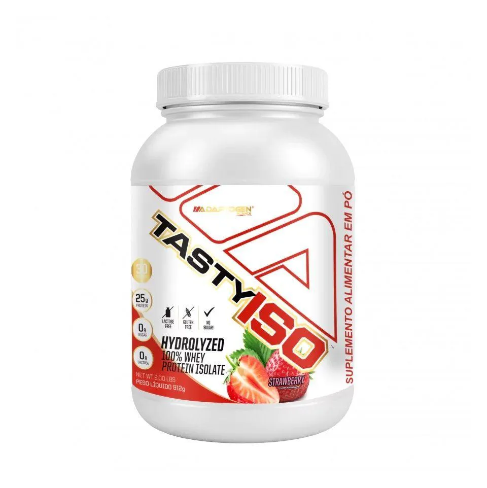 TASTY ISO WHEY (900G) - SABOR: MORANGO