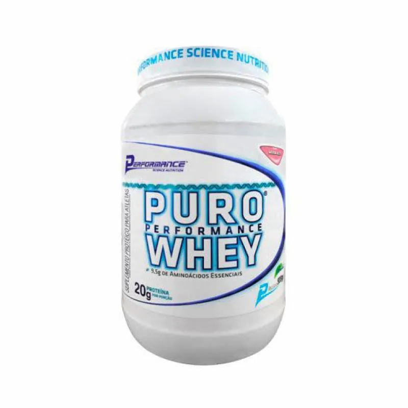 PURO PERFORMANCE WHEY (909G) - SABOR: MORANGO