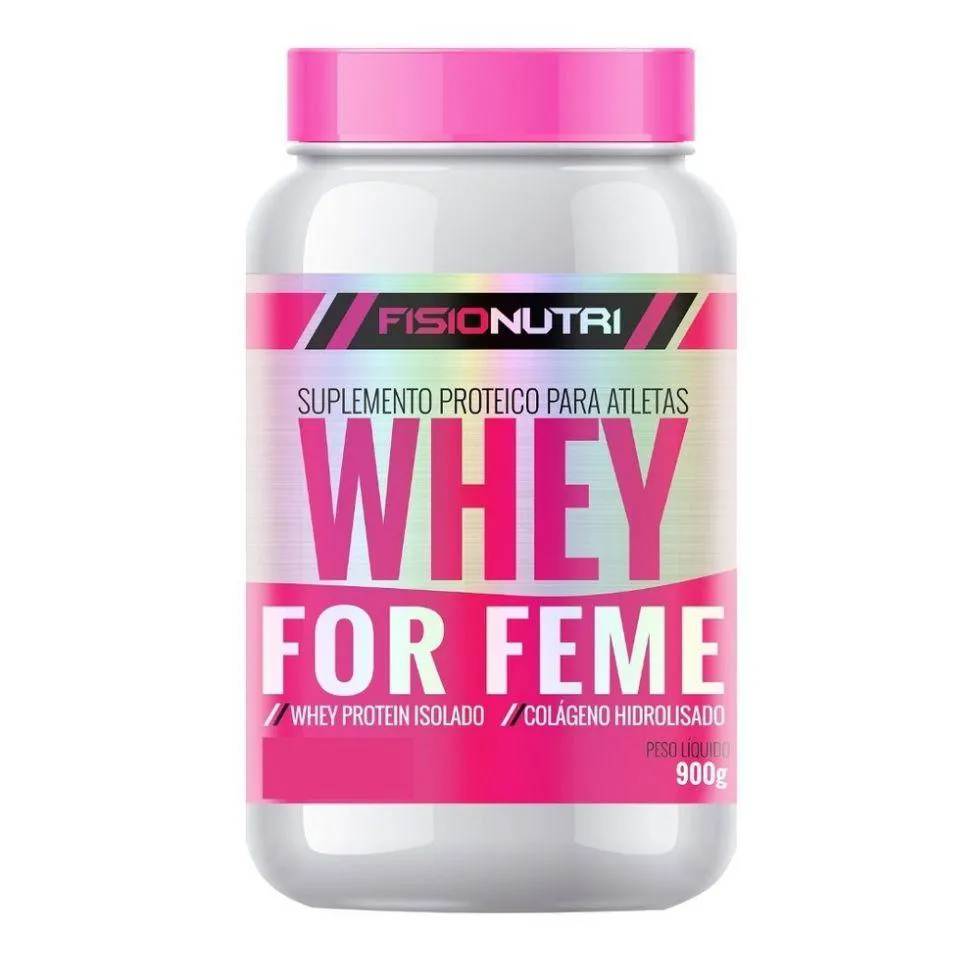 WHEY FOR FEMME (900G) - SABOR: CHOCOLATE