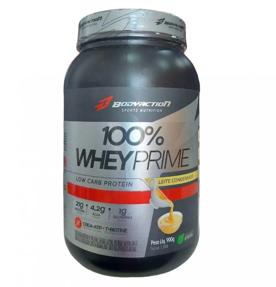 100% WHEY PRIME (900G) - SABOR: LEITE CONDENSADO